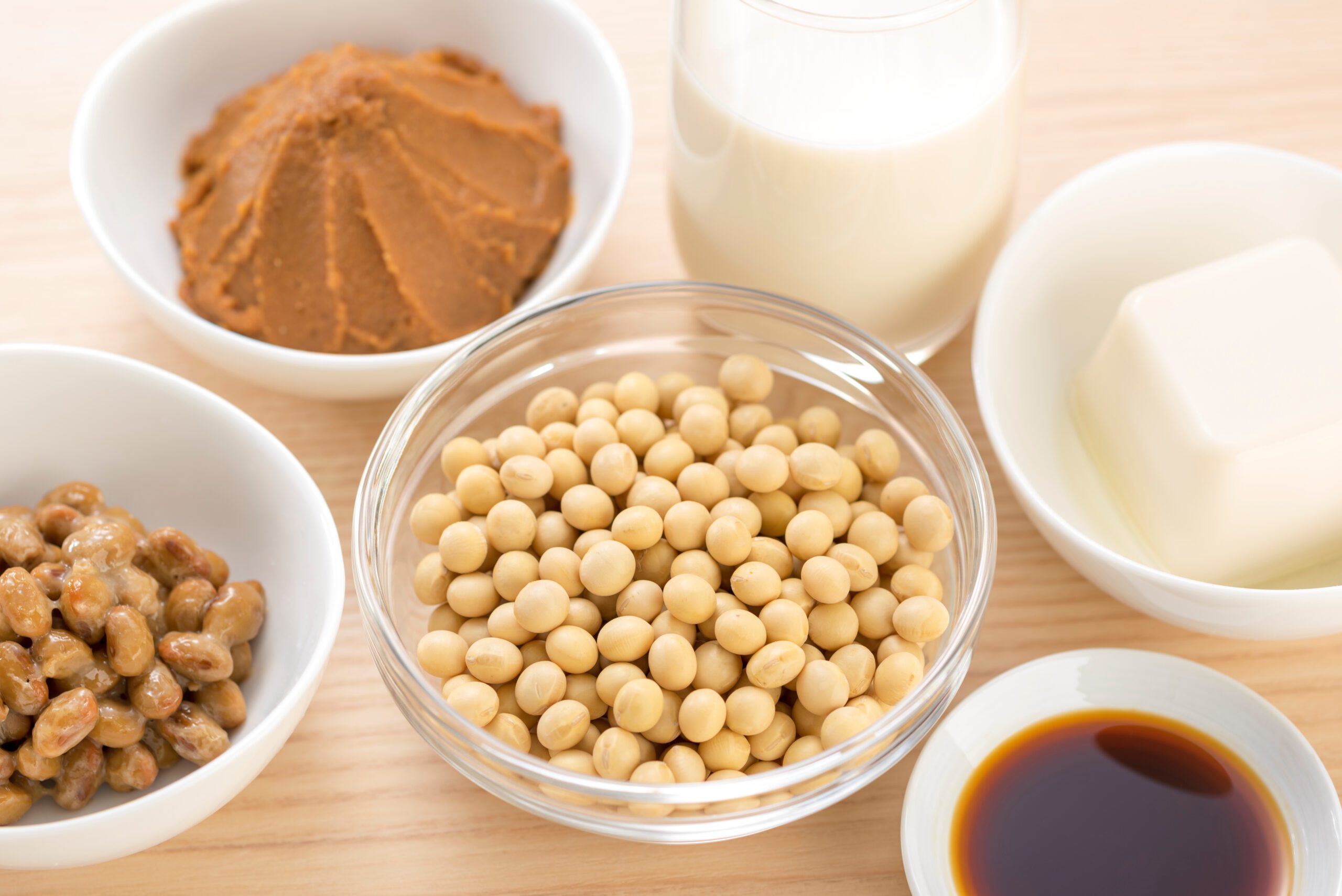 Different kinds of soy food